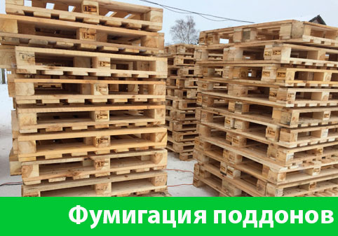 Фумигация поддонов в городе Владивосток